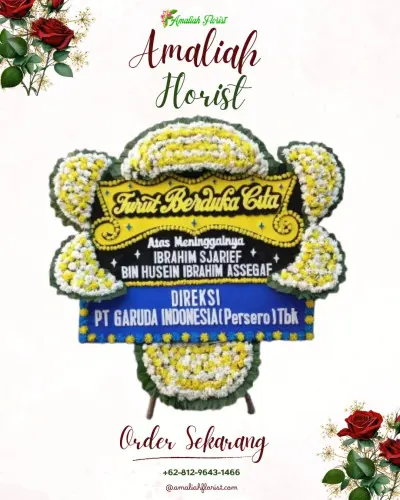 Papan Bunga Duka di Kemiriombo