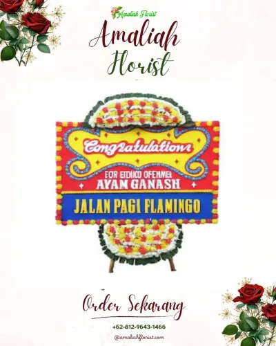 Bunga Papan Congratulation di Kemiriombo